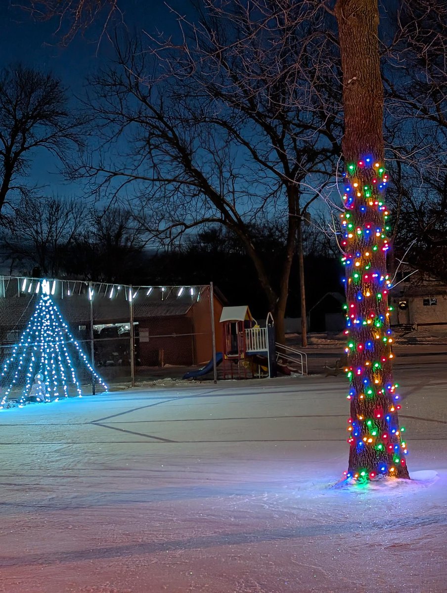 WilderPageant's tweet image. Last night in the Walnut Grove City Park the Christmas lights were turned on for the first time this season.
It was a very cold evening for the crowd.  Hot chocolate was provided by Half Pint Coffee and cookies from 
Sweet Treats and More .
