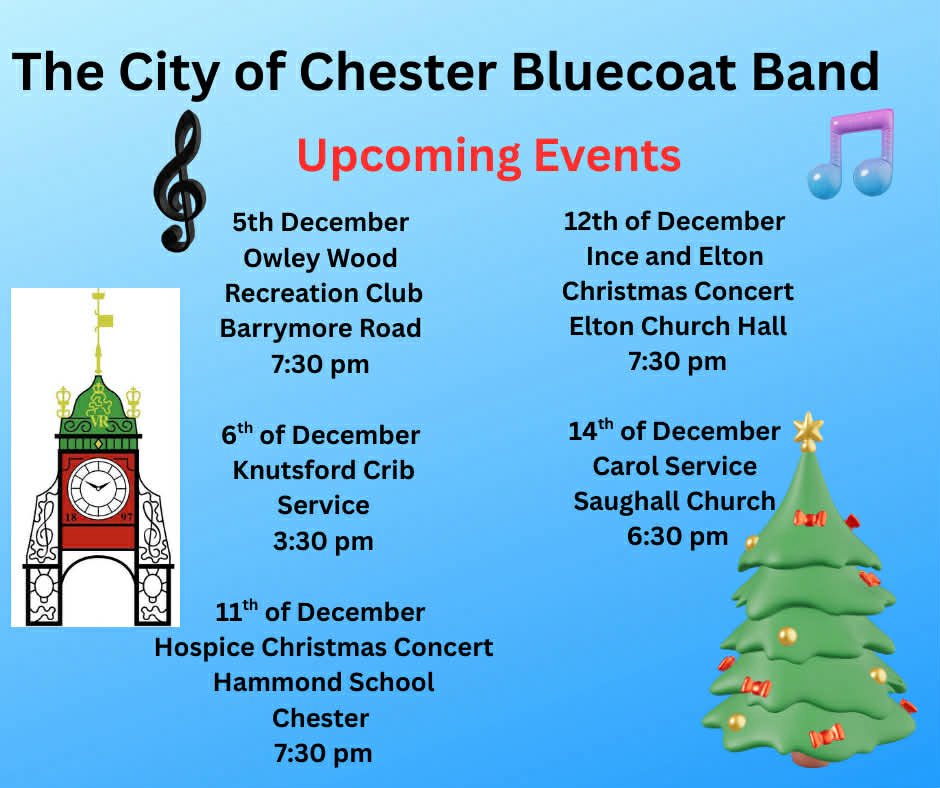 City of Chester Bluecoat Band tweet media