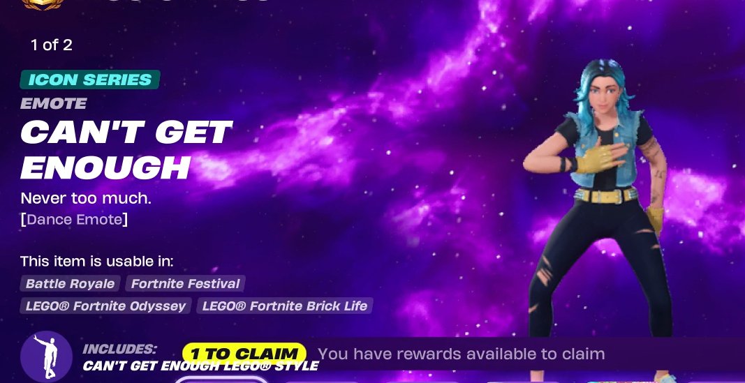 does anyone know the song used in the can't get enough emote ? i'm scared this one might be ai too