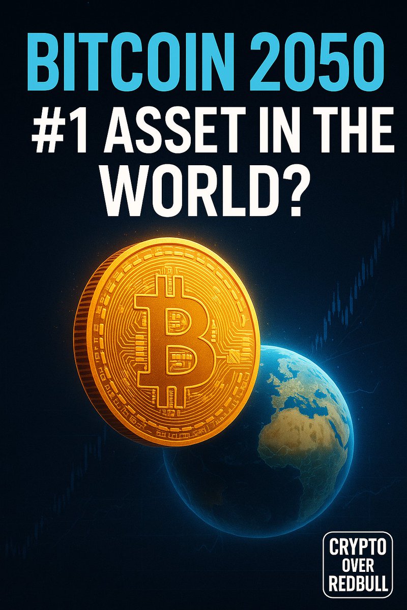 🚀 NEW EPISODE of CRYPTO OVER REDBULL

 Bitcoin in 2050
Could BTC become the BIGGEST asset on Earth?

Bigger than gold.
Bigger than Apple.
Bigger than any single asset in human history.