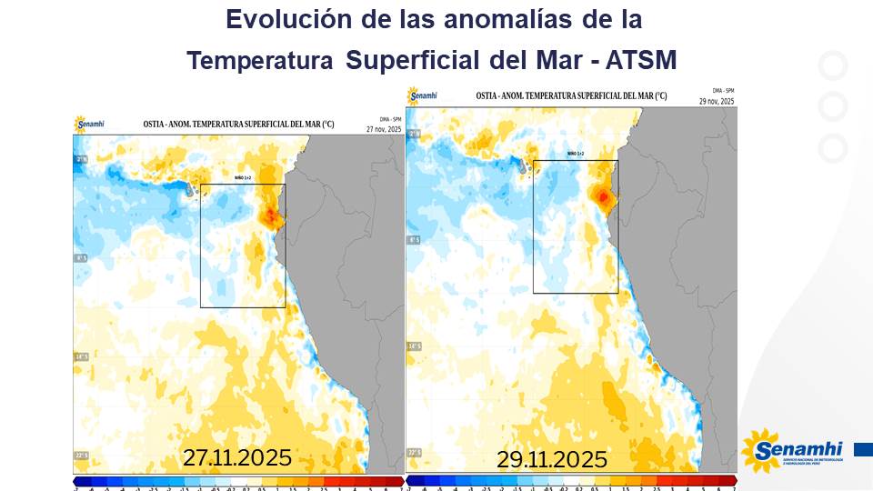 climatologa's tweet image. #Temperaturas #diurnas se incrementaron en #Lima. Ayer, #LaMolina reportó 28,4°C #día #extremadamente #cálido, siendo su 3er dia cálido consecutivo 🥵🥵🥵y Jesús María reportó 24,4°C #díacálido🥵.
👇
senamhi.gob.pe/load/file/0227…