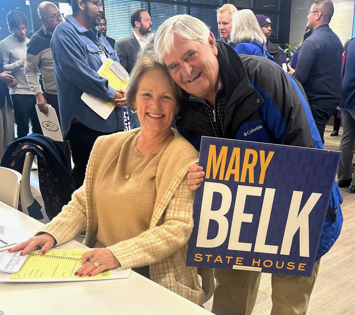 Rep Mary Belk tweet media