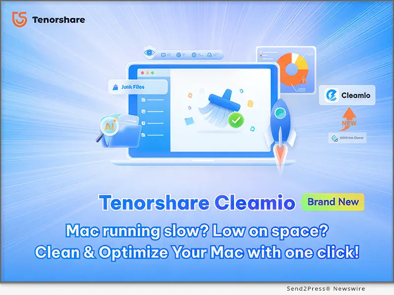 robinsnewswire's tweet image. Newswire: Tenorshare Cleamio 3.3.0 Officially Released: A Smarter, Faster Mac Optimization Solution: NEW YORK and HONG KONG, Dec. 1, 2025 (SEND2PRESS NEWSWIRE) -- Tenorshare, a global… dlvr.it/TPZFf1 #Tenorshare #Cleamio #MacOptimization #SoftwareRelease #AIPowered