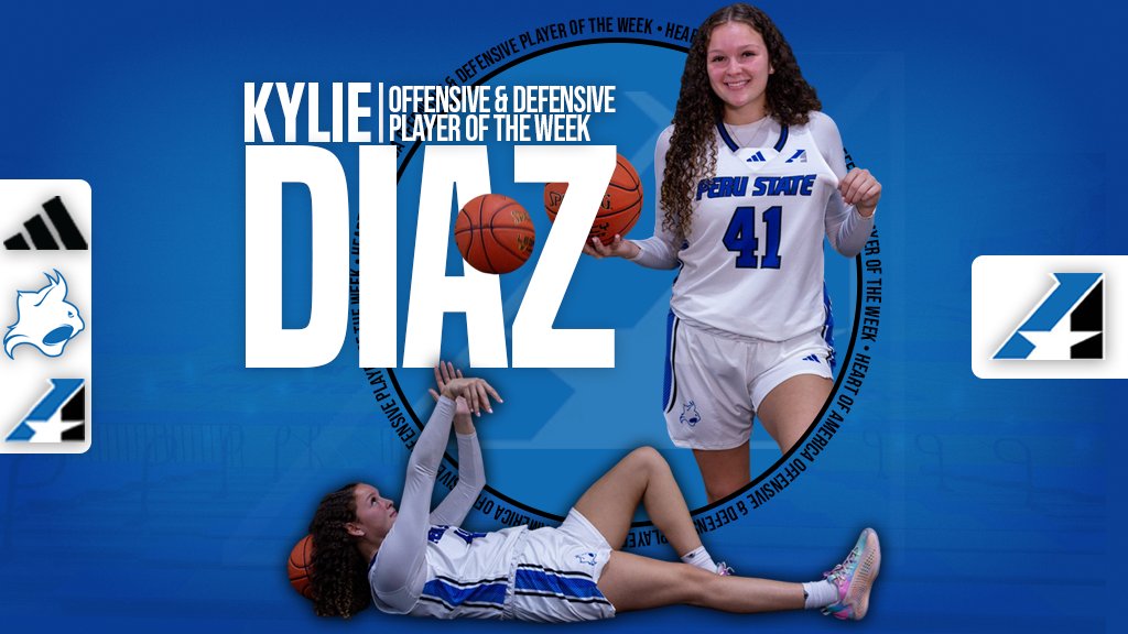 pscbobcats's tweet photo. Diaz Sweeps Heart Player of the Week Awards for the Second Week in a Row

#DefendtheDen https://t.co/BeQN5pzjL9