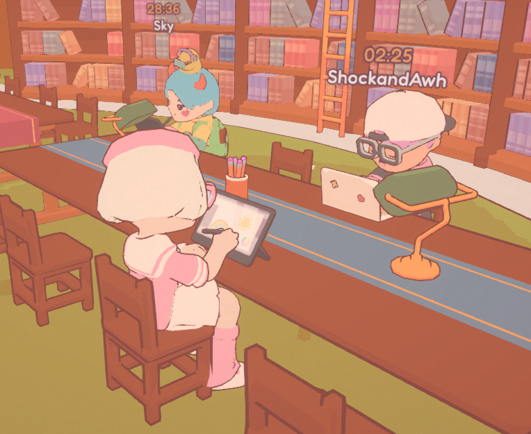 The Pink Fuzzy Bunnies have been enjoying On-Together a lot!! 

Check out <a href="/Necrotic_Bloom/">NecroticBloom🏳️‍🌈</a> streaming on the purple app mon-fri doing co-working/studying streams

(They are live rn!!)