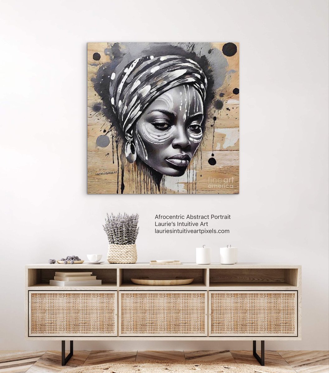 ArtisticLaurie's tweet image. Afrocentric Abstract Portrait 
Laurie’s Intuitive Art 
lauriesintuitiveartpixels.com

lauriesintuitiveartpixels.com/featured/afroc…

#portrait #Afrocentric #portraiture #wallart #supportartists 
#BuyIntoArt