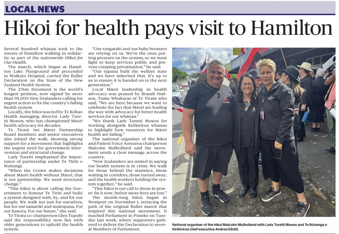 Te Kōhao Health tweet media