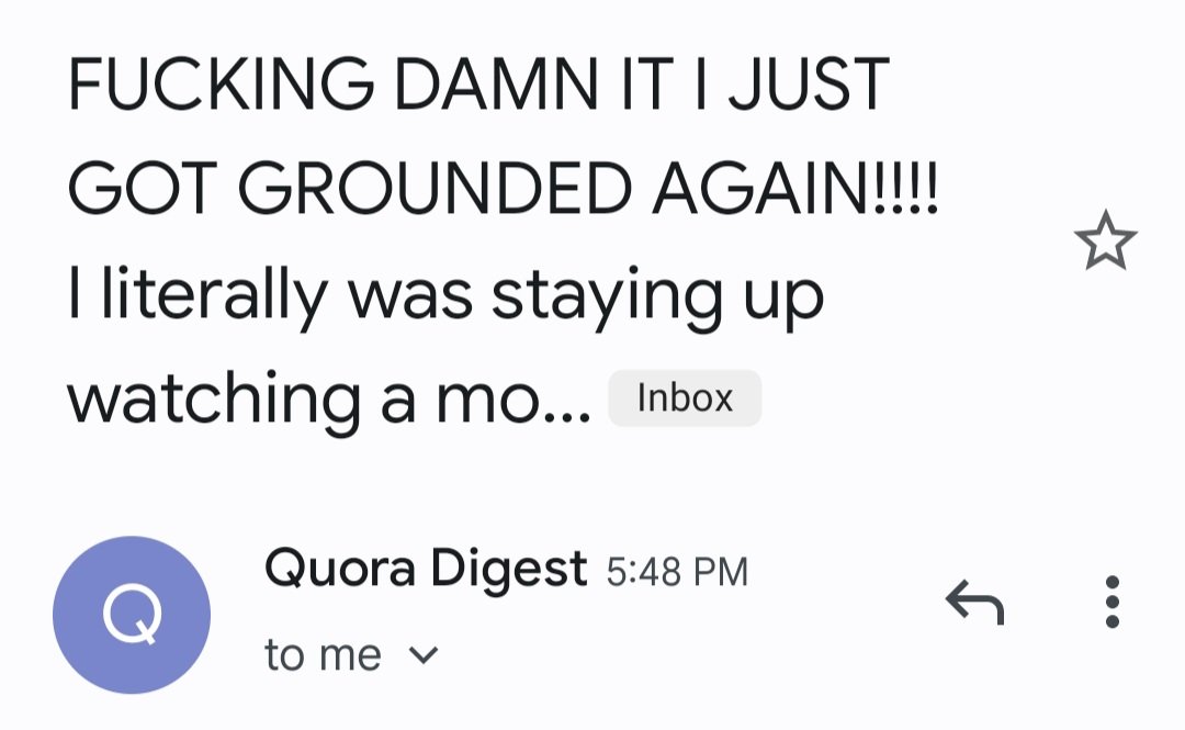 crimetuna's tweet image. never disabling quora emails