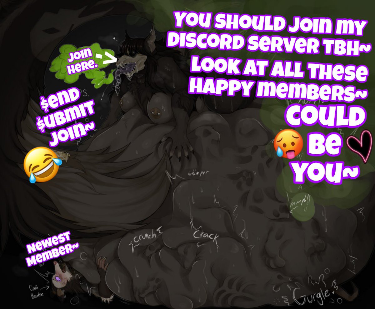 join my discord server its so cozy <3

discord.gg/K2Quw8e58Y

#2DFD #FINDOM #VORE