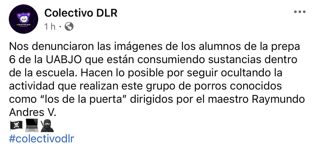 Red_es_Oaxaca's tweet photo. 🚨 Sigue el consumo de dr0g4s en planteles educativos: ahora señalan a la Preparatoria 6 de la UABJO, involucran a  un maestro 

Oaxaca de Juárez, Oax.– A través de redes sociales, el Colectivo DLR denunció un nuevo caso de consumo de sustancias ilícitas dentro de un plantel educativo, esta vez en la Preparatoria número 6 de la Universidad Autónoma “Benito Juárez” de Oaxaca (UABJO). 

Las imágenes difundidas muestran a estudiantes inhalando un presunto polvo blanco —al parecer coca!n4— dentro de las instalaciones, lo que se suma al reciente caso registrado en la Secundaria Técnica 1, donde también se evidenció a menores consumiendo dr0gas dentro de un salón.

De acuerdo con la denuncia, un grupo identificado como “los de la puerta”, señalado como porril y presuntamente dirigido por el maestro Raymundo Andrés V., opera dentro del plantel con total impunidad. El colectivo advierte que estos grupos mantienen control y presencia violenta, mientras la administración central de la UABJO guarda silencio.

La UABJO, institución reiteradamente señalada por la presencia de grupos de choque, se coloca nuevamente en el ojo del huracán, ahora no solo por la disputa interna entre fracciones, sino por la evidente crisis de seguridad y salud pública entre su comunidad estudiantil.

El Colectivo DLR llamó a padres, docentes y autoridades estatales a intervenir de manera urgente para frenar el avance del narcom3//nudeo y el consumo de dr0gas dentro de escuelas públicas de Oaxaca.

#ColectivoDLR #UABJO #Prepa6 #Oaxaca #Educación #SeguridadEscolar #ConsumoDeDrogas #Denuncia #JusticiaParaLosEstudiantes

@FISCALIA_GobOax 
@UABJO