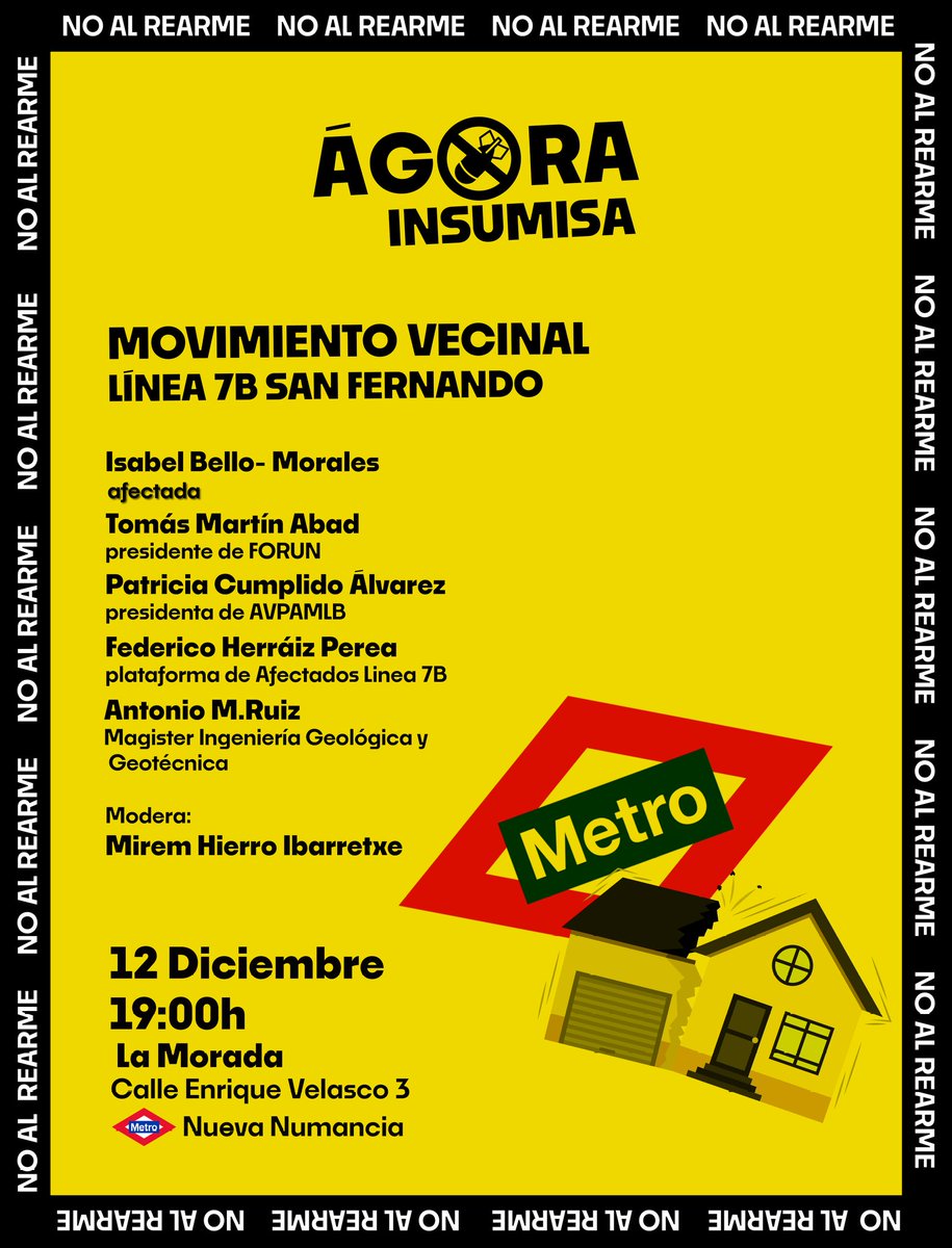 Insumisas Contra el Rearme tweet media