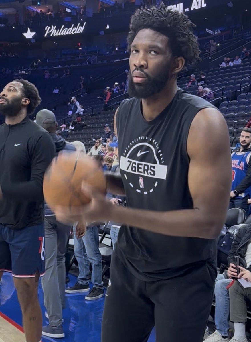 JClarkNBCS's tweet image. Joel Embiid is out tomorrow night and will not play after returning last night and playing a season high 30 minutes. The Sixers are managing his right knee soreness.