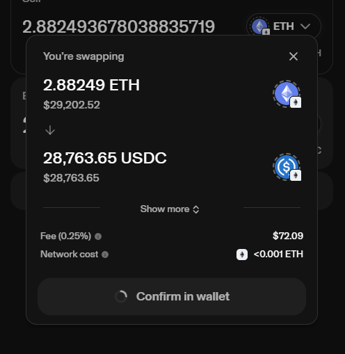 StayDevine's tweet photo. 5.Swap $ETH For USDC ( You will Get 55K $USDC for 5.5 $ETH)
6. Bridge Those $USDC to $ARC Testnet using https://t.co/ewYfkuYUv9 or https://t.co/cUcmAgjjBl
7. All Done https://t.co/QTcrSKYZxD