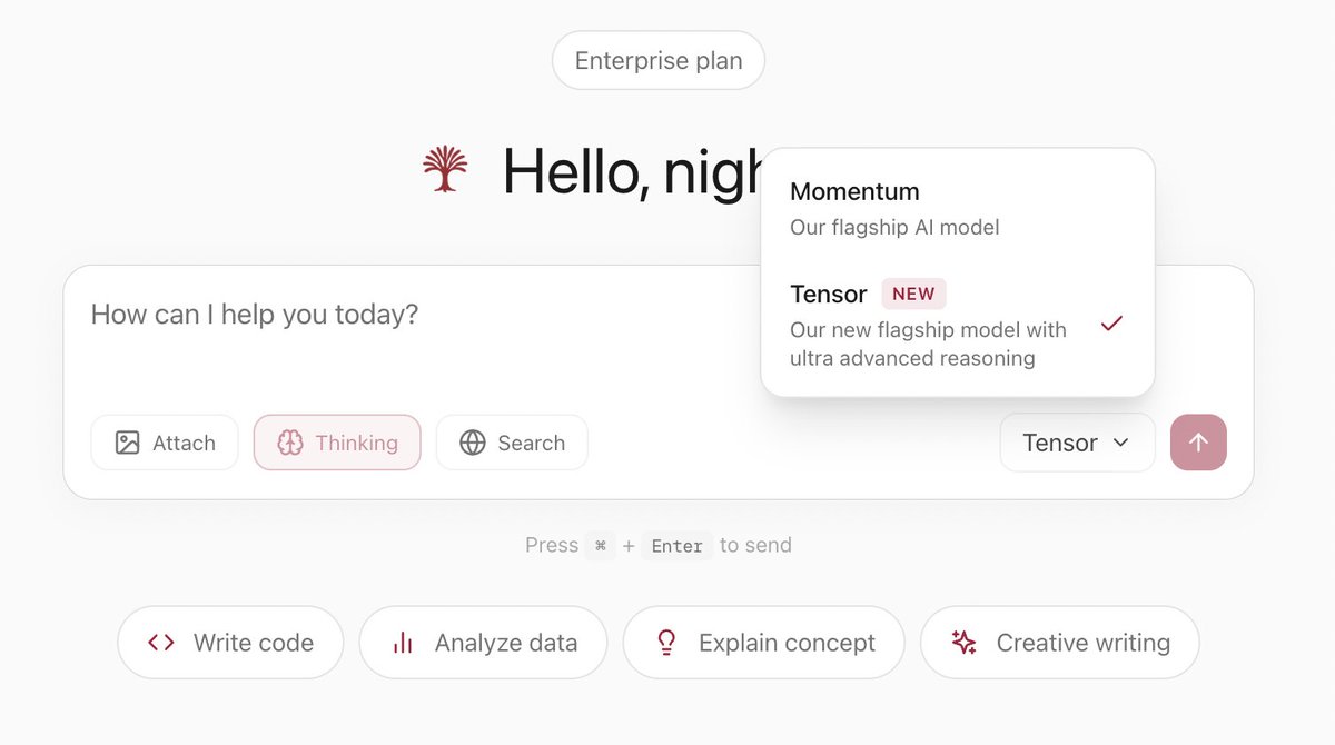 movementlabsAI's tweet image. We dropped Tensor!