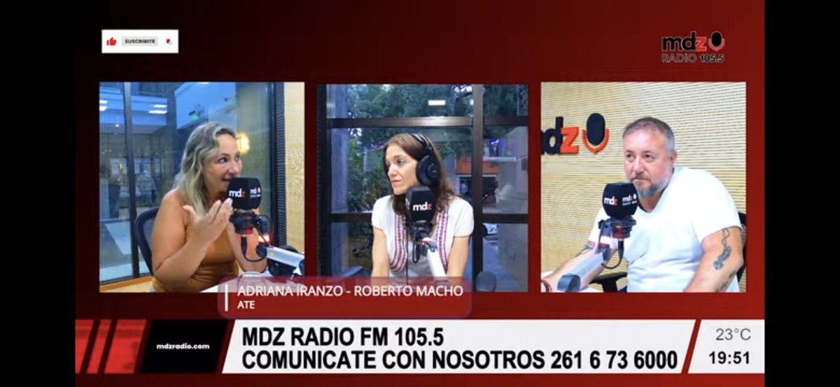 Ahora en <a href="/mdz_radio/">MDZ Mendoza</a> <a href="/RobertoMacho2/">Roberto Macho</a> y Adriana Iranzo