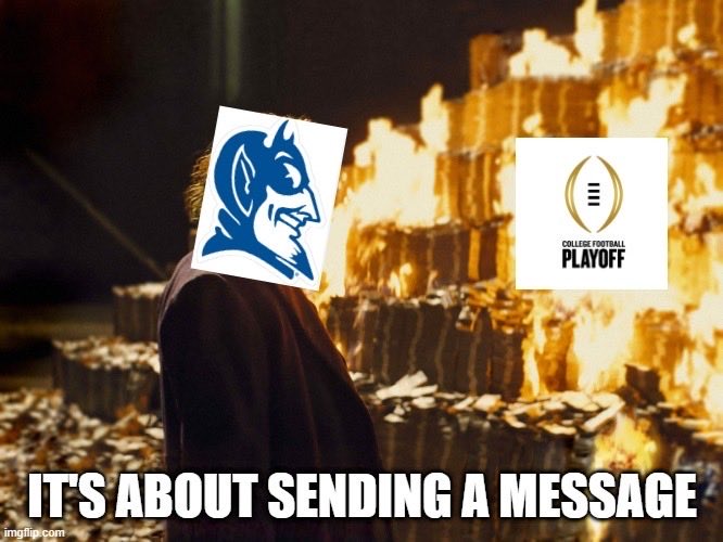 Duke football on Saturday