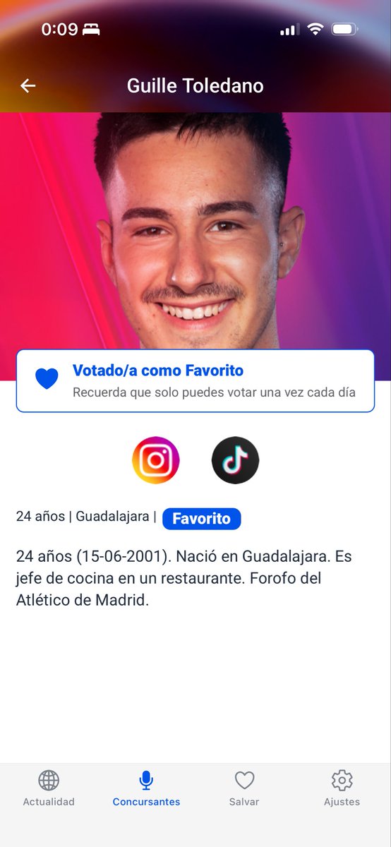 aandreperez's tweet photo. porque no, ninguno de los dos se merecía estar empatados por el FINAL #OTGala11 https://t.co/13S0iaRbkK