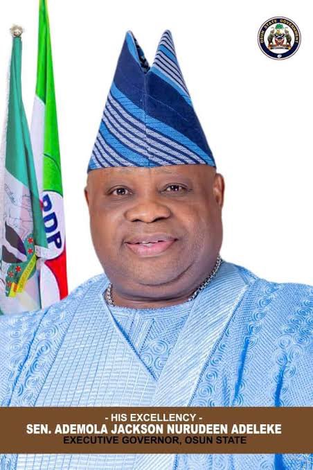 BREAKING: Governor Ademola Adeleke of Osun State resigns from the PDP.