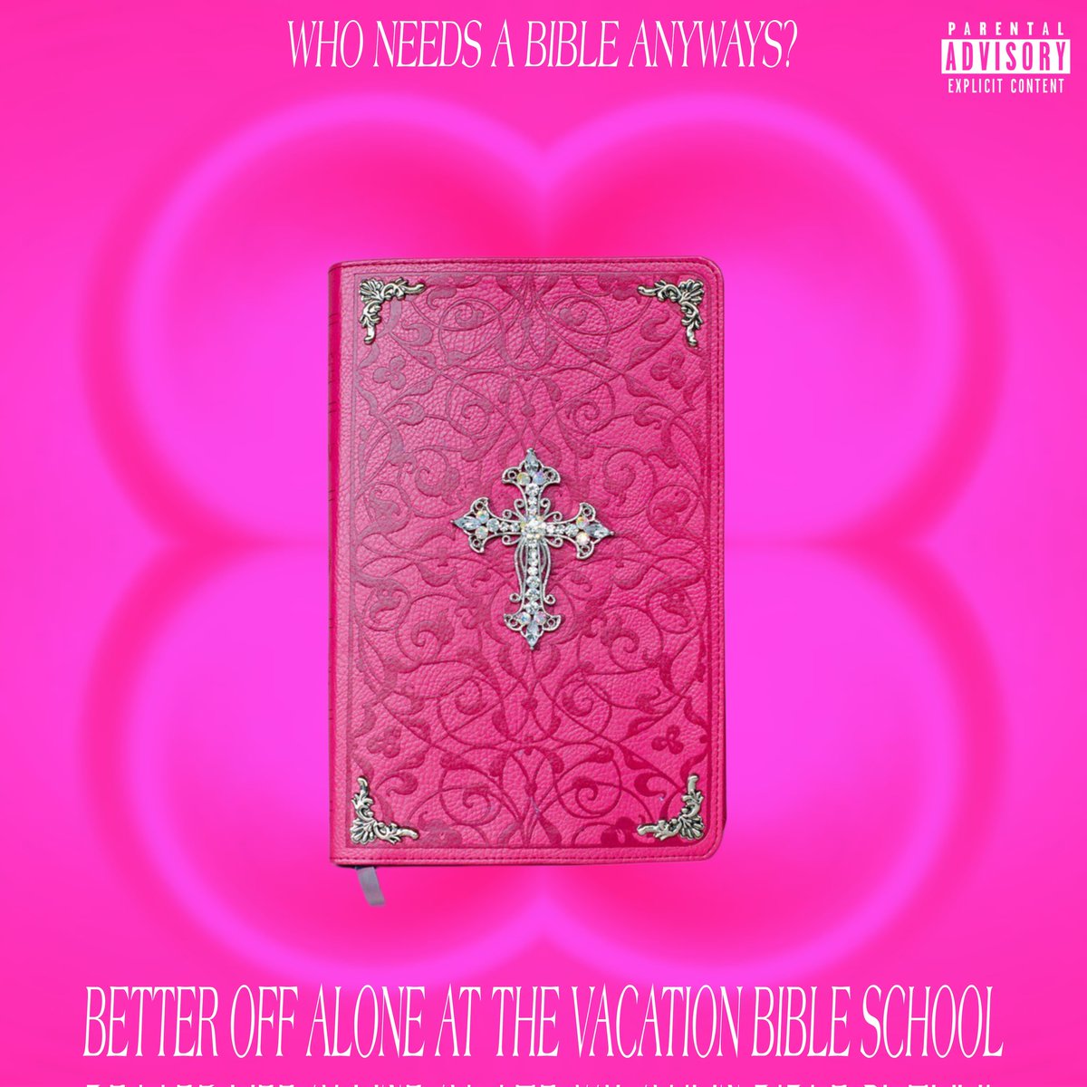 maxinearchvs's tweet image. what if #AYESHAEROTICA and #ALICEDEEJAY collaborate? "Better Off Alone At The Vacation Bible School" (Vacation Bible School X Better Off Alone mashup) cover design