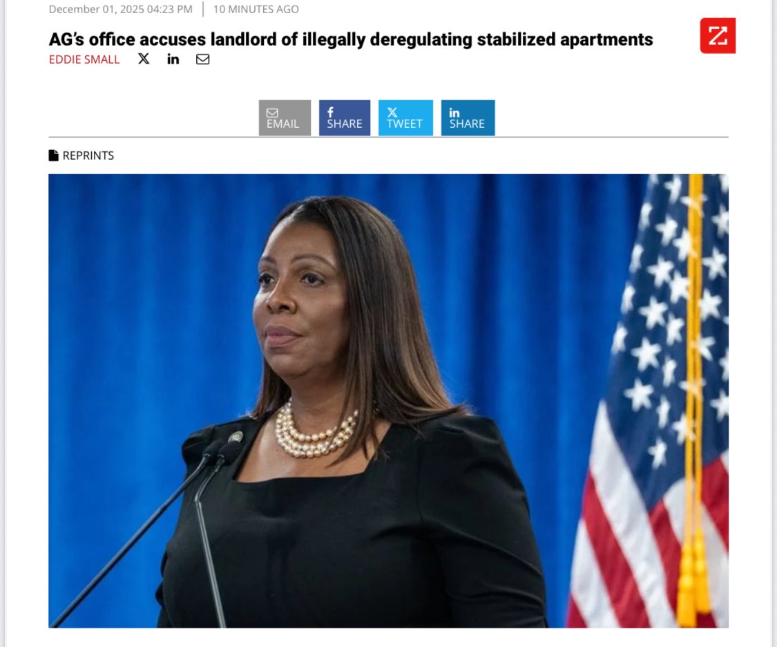 jimfornyc's tweet image. What will finally chase real-estate developers out of NYC for good?

Changing the rules in the middle of the game—and lying about it!

Walden vs Tish James. Here we go!