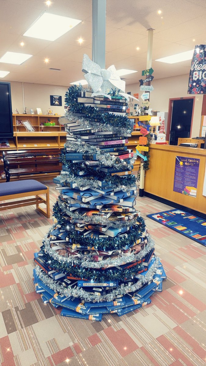 It’s beginning to look a lot like Christmas in the EMMS library! #strikefirst