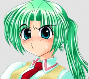i love obvious references and inspirations from things someone likes in their work like yeah girl do that mion face let me know author LOVES higurashi it's just so much fun to notice