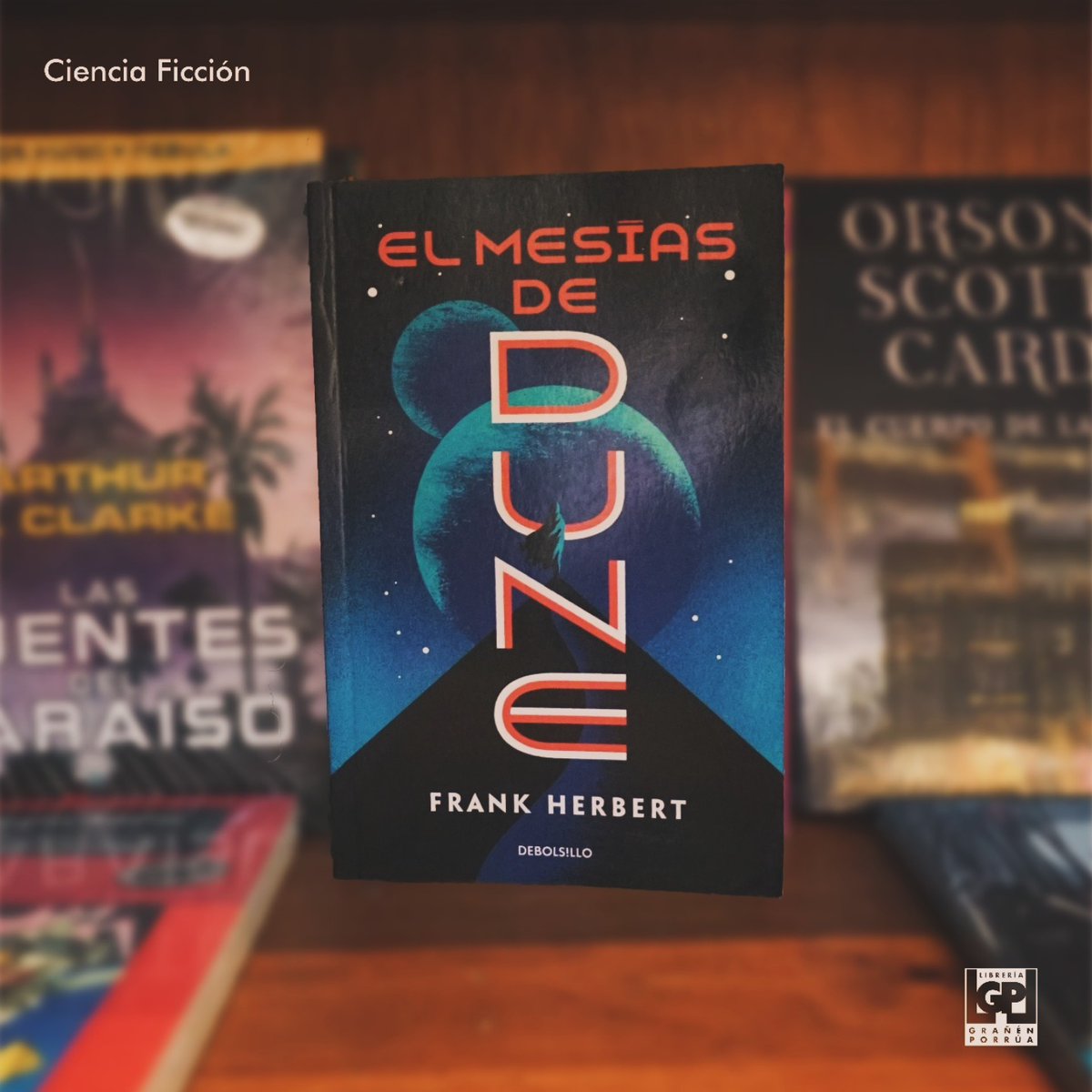 LibreriaGP's tweet photo. ✨ SAGAS • Sci-Fi ✨

Si lo suyo son las sagas, las descripciones de realidades distópicas y fantásticas, los poderes místicos y las rivalidades políticas, seguro sabrás de este título que continúa con las novelas de Frank Herbert. ¿Cuál de ellos es tu libro favorito? 📚🤔 https://t.co/FpXJ2O8981