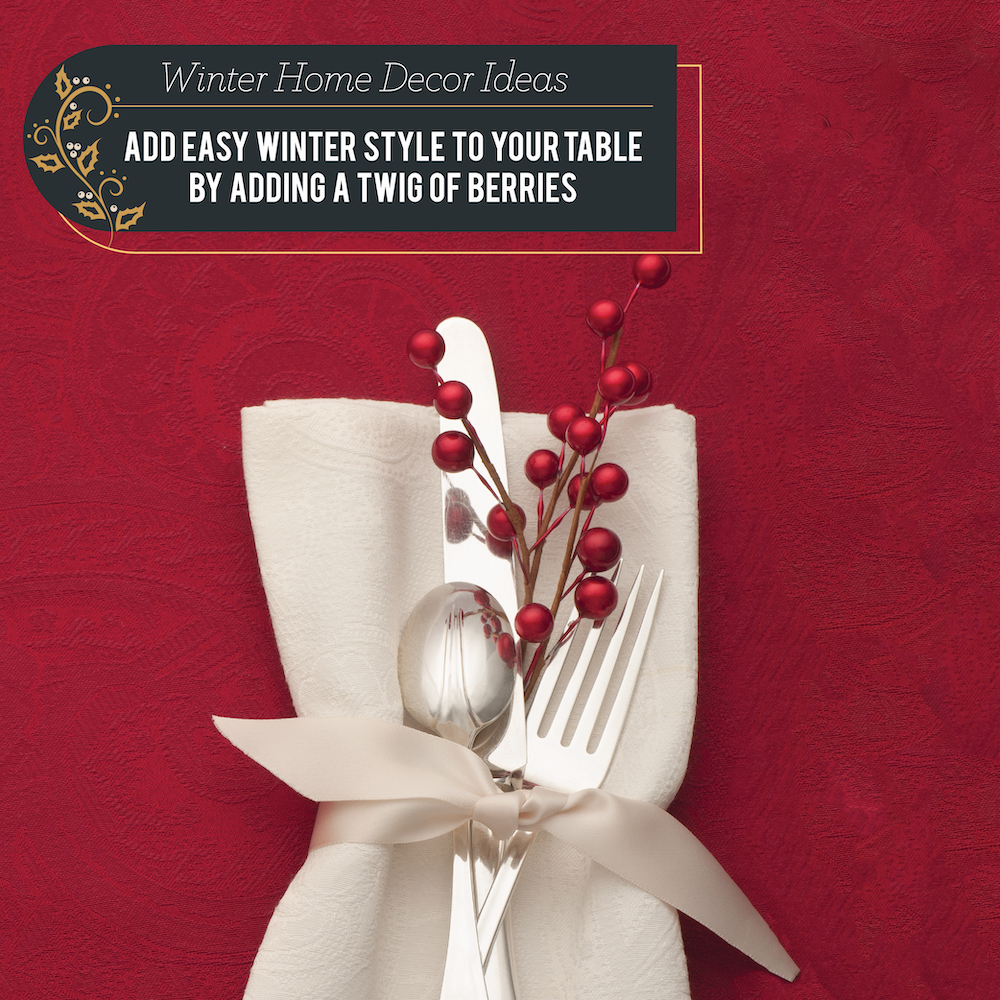 BobMcMillan3's tweet image. Easily dress up your dining table by adding a berry twig to your napkin settings.
#ColdwellBankerMcMillan&amp;amp;Associates #RealEstateDecaturAL #DecaturRealtor