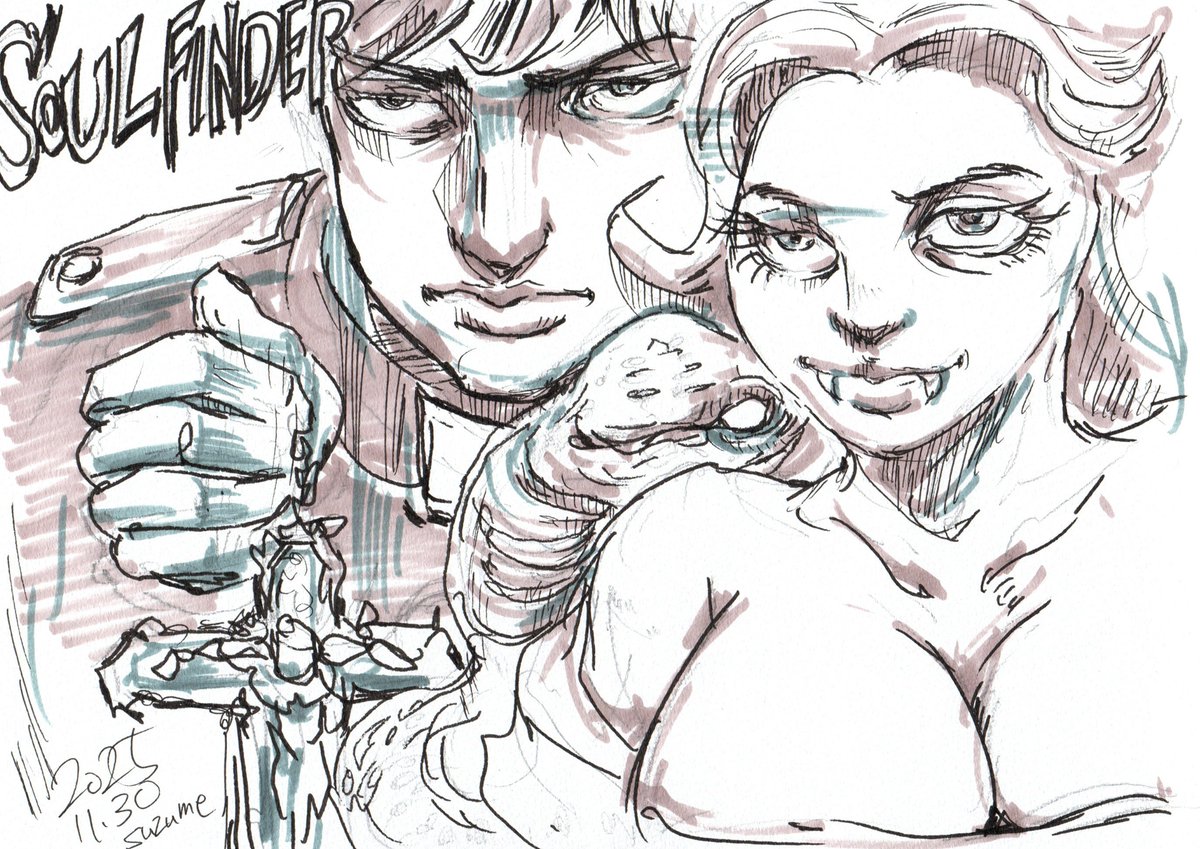 nuke_suzume's tweet photo. こちらこそ！
@douglasernst ダグラス先生とはIconic ComicsやThe Cureの新作、マーク先生とティム先生のご印象など、多くのお話をさせて頂きました。楽しい一日を有難うございました。
改めまして『ソウルファインダー』日本語版のご発売おめでとうございます！✨

#Soulfinder 
#SUZEMEinジャパコミ https://t.co/r9uXFCwlQ7