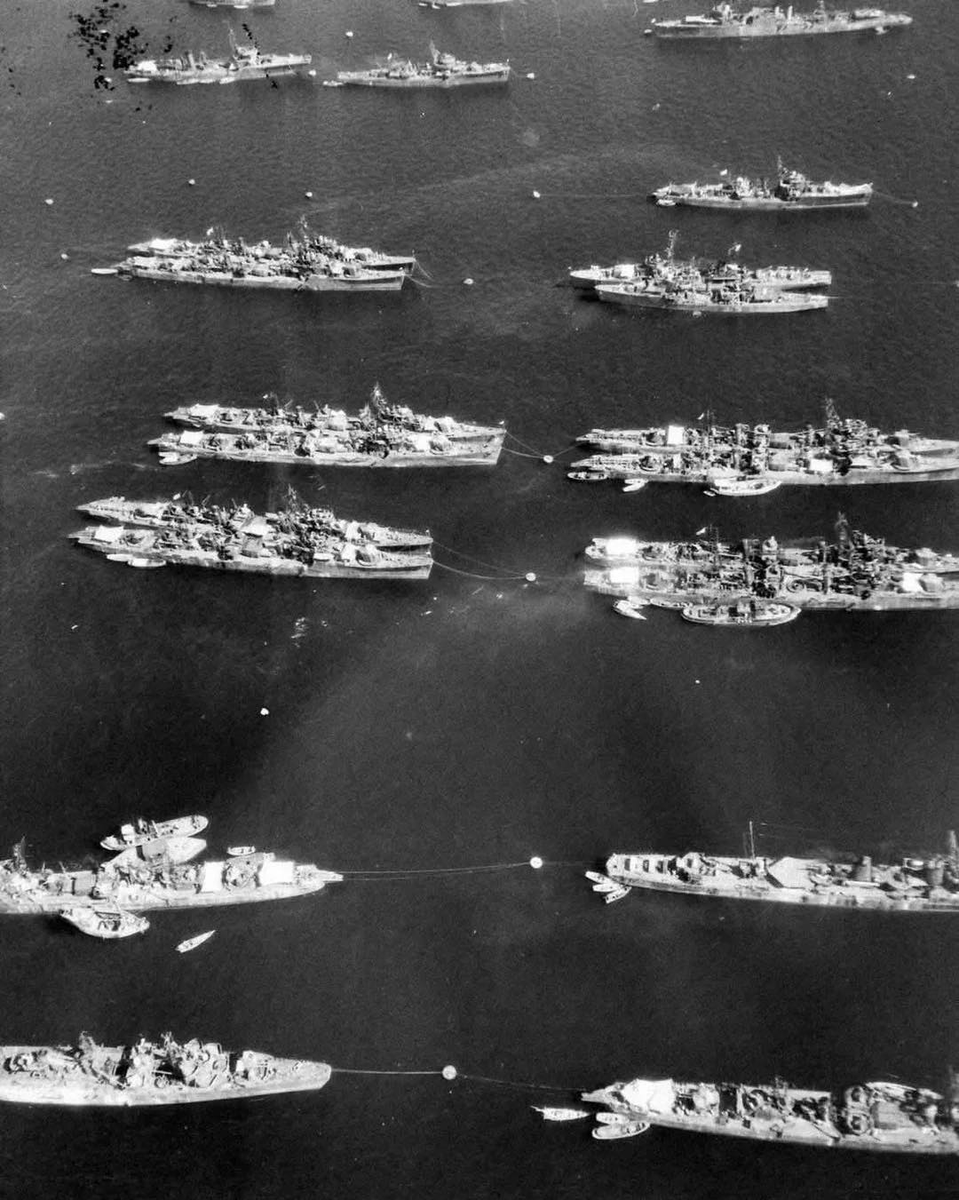 Surrendered IJN escort vessels, Sept 1945.