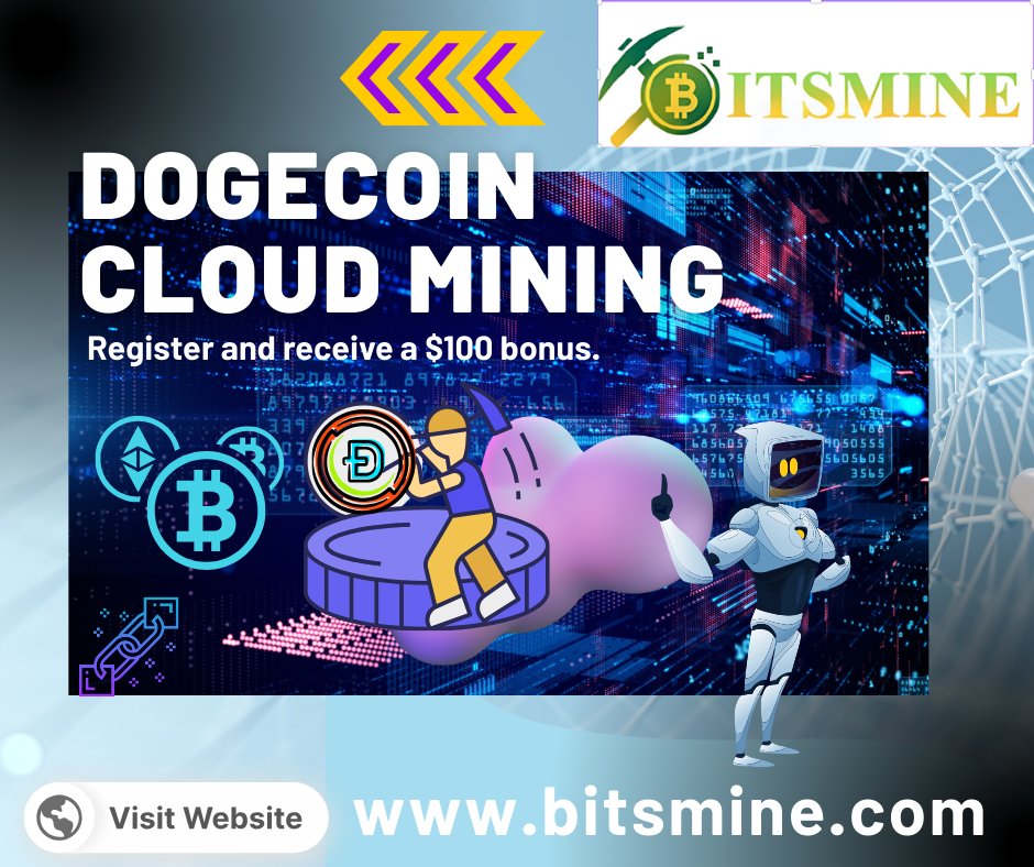 Bitsmineoffice's tweet image. Experience seamless crypto mining with BitsMine cloud platform.
• Mine Bitcoin &amp;amp; Dogecoin without hardware
• Receive stable daily earnings
👉 Start mining at bitsmine.com
#CloudMiningPlatform #CryptoDailyEarnings #BitcoinCloudMining