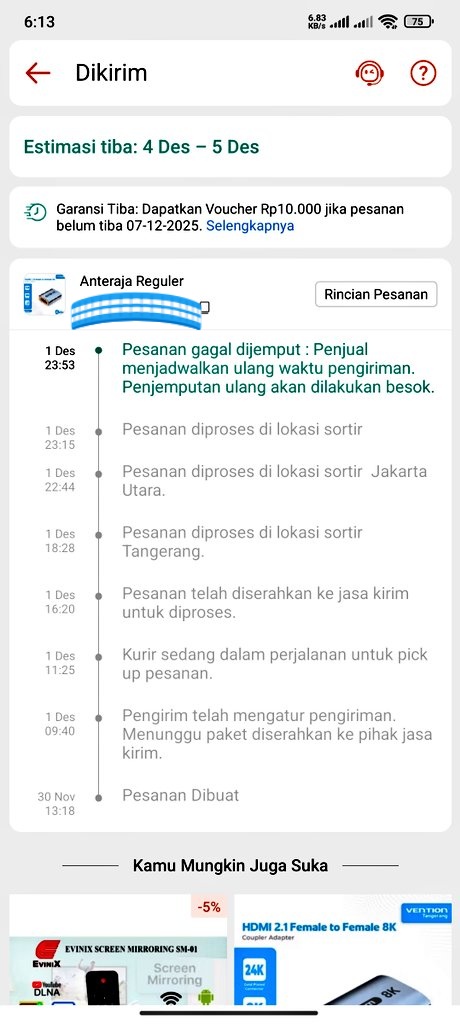 Pilihan pengiriman ini emang nggak pernah gagal buat bikin emosi 😠 <a href="/ShopeeID/">Shopee Indonesia</a> <a href="/AnterajaCare/">Anteraja Care</a>