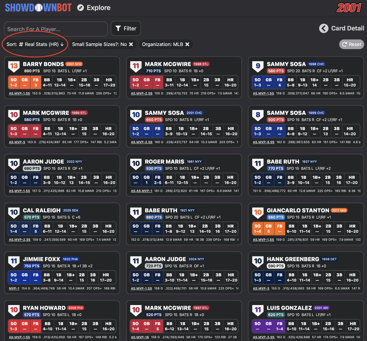 MLB Showdown Bot tweet media