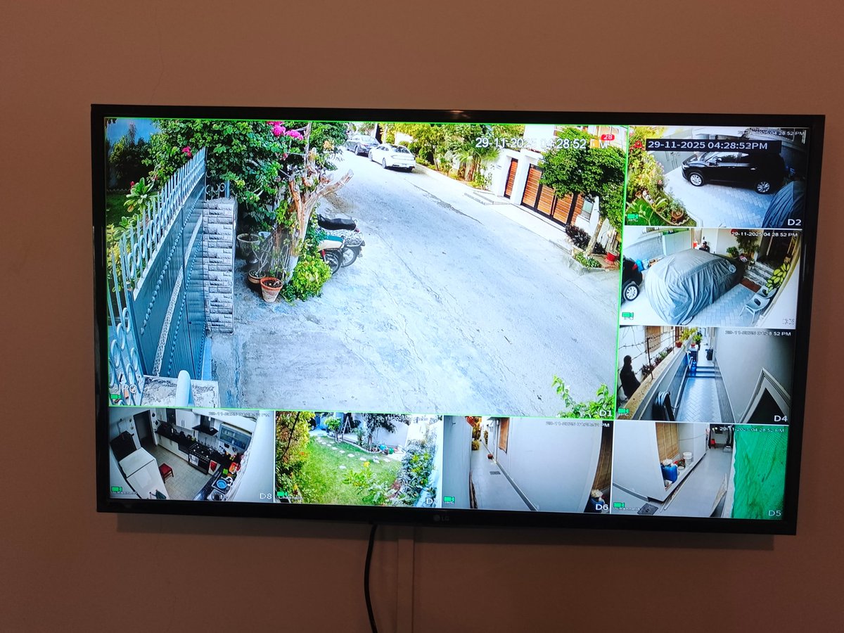 Iavs_solutions's tweet photo. !الحمدللہ
Project Complete
.Available for Home, Office, Shops &amp; Industries
📌 Google Maps pe hamein search karein: AVS SOLUTIONS
#AVSSolutions #SecurityCamera #SmartSurveillance #CCTVProject
#HomeSecurity #OfficeSecurity #PakistanCCTV  #SecuritySystem #Karachi  #TrustedInstaller https://t.co/3xPd5pfn7f