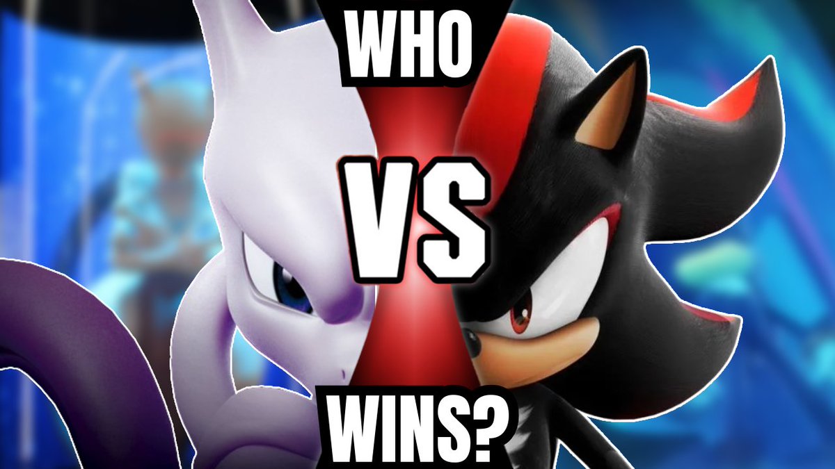 It's finally here:
The Man-Made God VS The Ultimate Lifeform!
Mewtwo VS Shadow The Hedgehog - Who Wins? Probably trickier to decipher than you think:

youtube.com/watch?v=Ab6bE-…
