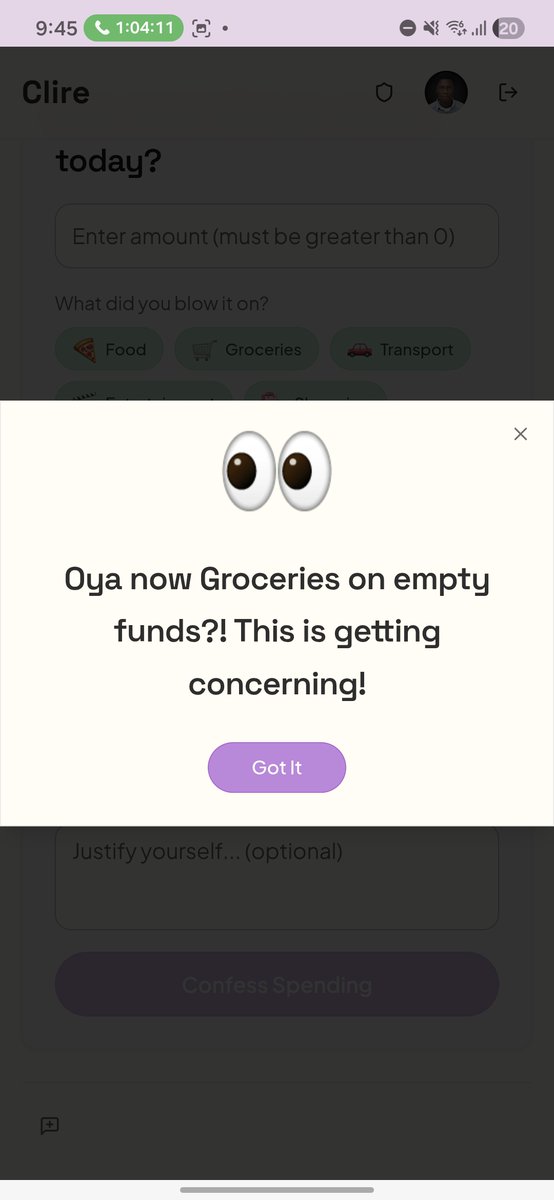 b_Israyl's tweet photo. I will be sharing a finance awareness app I built with the world, and yes, it judges with a bit of character https://t.co/JiUisvomdh