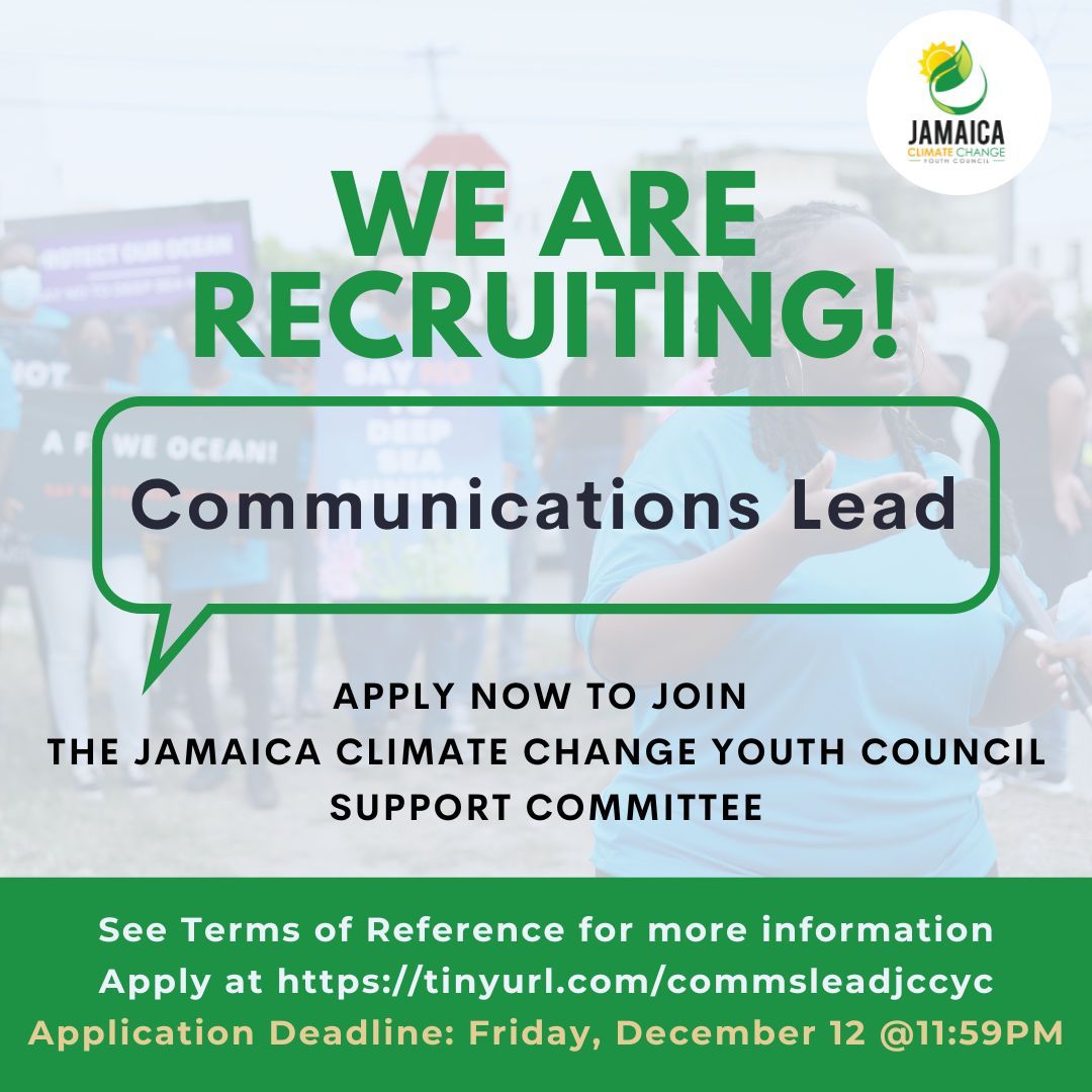 Passionate about communications and climate advocacy? 
We have the perfect opportunity for you! You could become the next comms lead of the JCCYC, where you will use your skills to amplify the council's voice. Apply today: tinyurl.com/commsleadjccyc