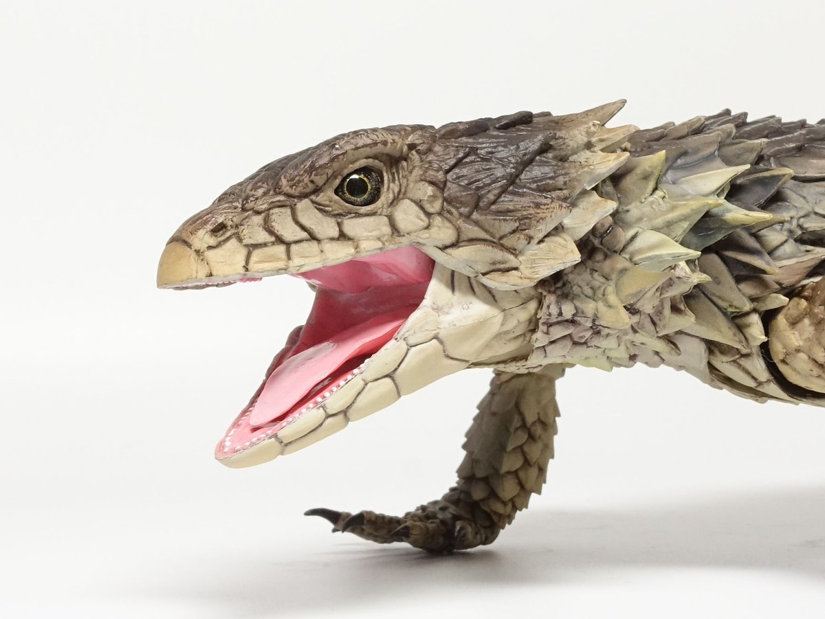 いきもの大図鑑アルティメット オオヨロイトカゲが届きました。 よく