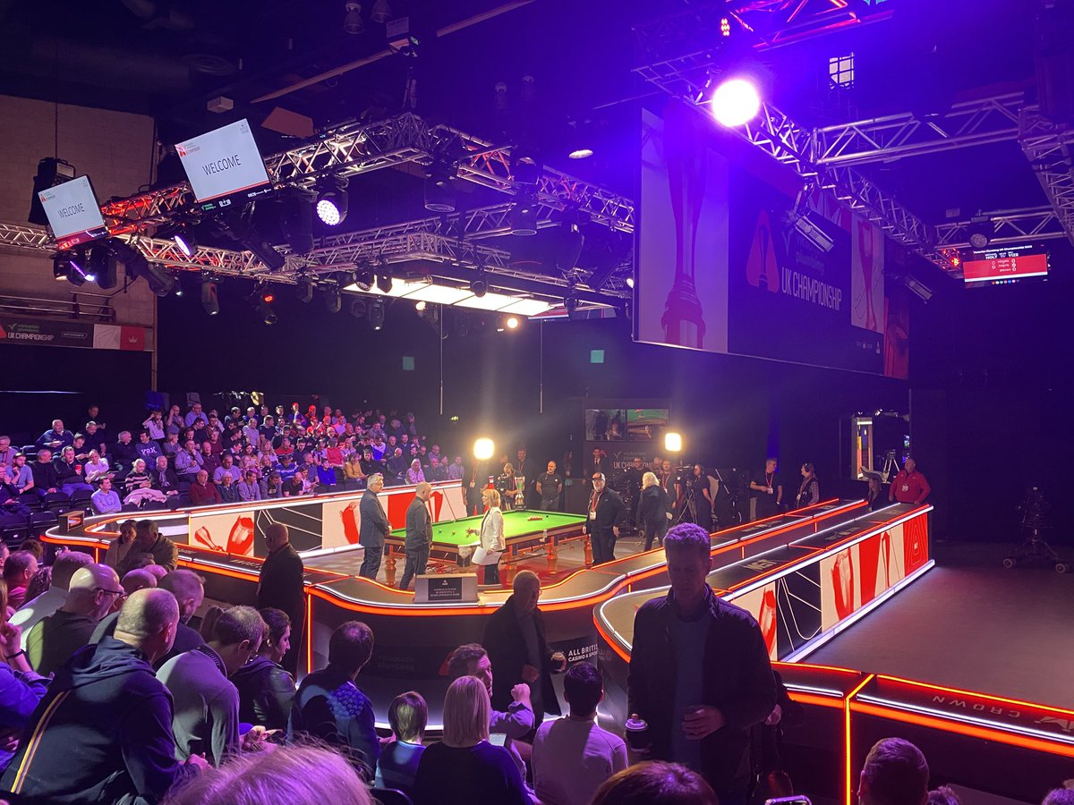 Introducing the UK Championship - BBC in the York Barbican Centre