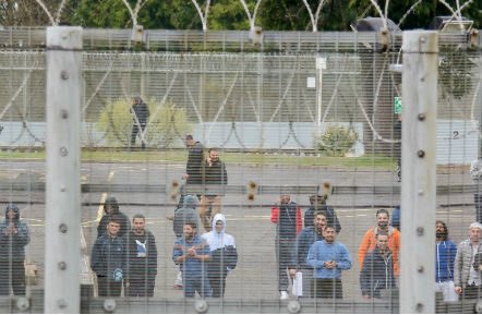 benonwine's tweet image. Why can’t illegal immigrants be locked up under armed guard 24/7 behind tall security fences for the safety of the British people.

YES OR NO?