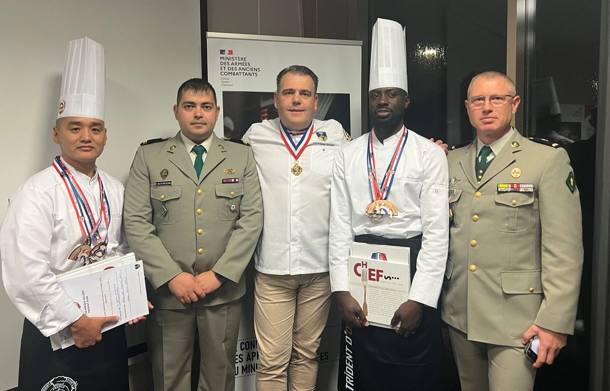 TRIDENT D'OR : le CCH Nabin et le CPL Amadou qualifiés pour la finale le 23/04/2026 à Lyon. C'est l'état d'esprit de la <a href="/LegionEtrangere/">Légion étrangère</a> qui est valorisé par leur excellence: remplir la mission, à tout prix. En avant!
#chezlesFortesTêtes
#viedeLégionnaire
<a href="/BuissonMlb/">Marie-Laure Buisson</a> 
<a href="/SCArmees/">Commissariat des armées</a>