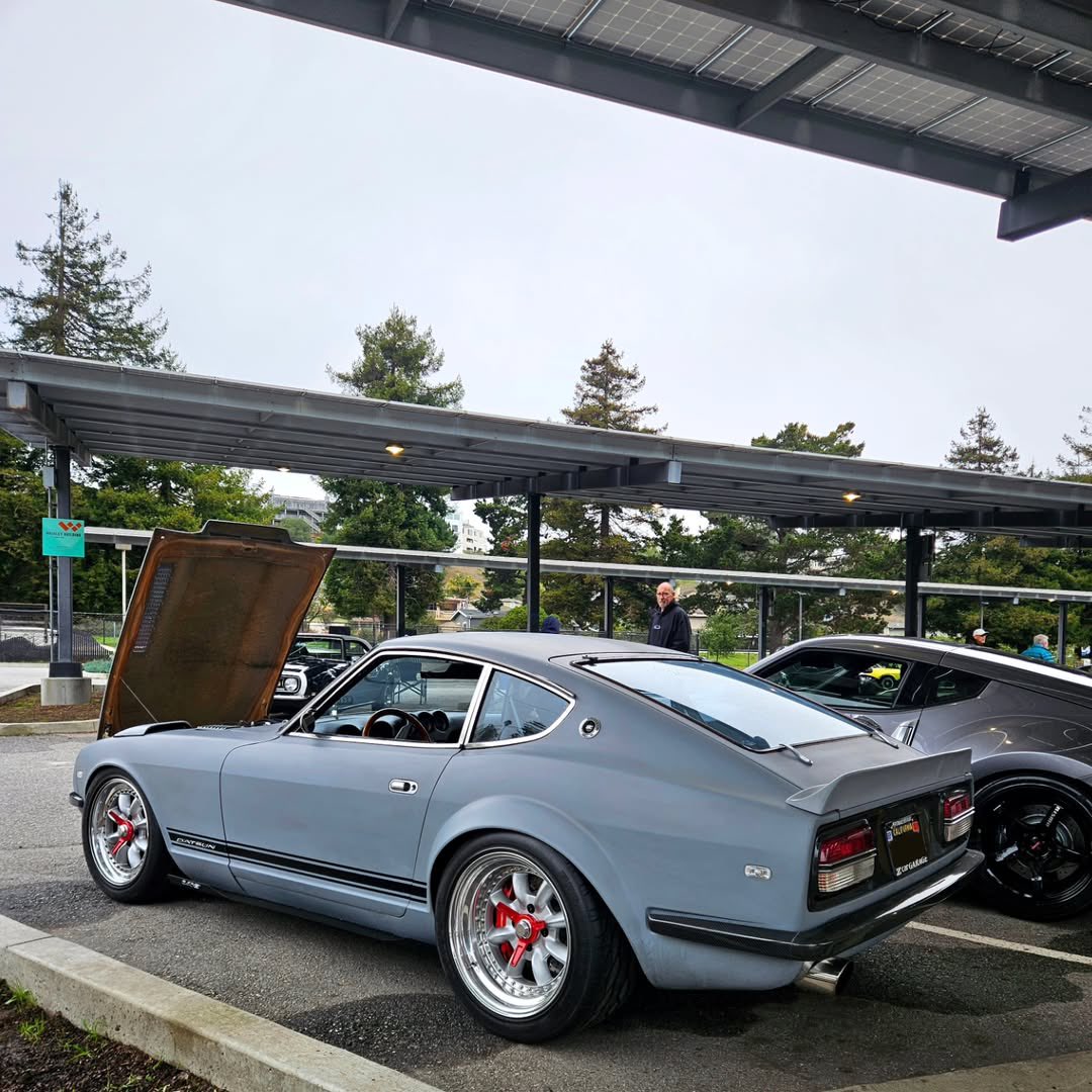 Chris’ 1971 Datsun 240Z at Morning Motors in Santa Cruz on Sunday. #doitinadatsun