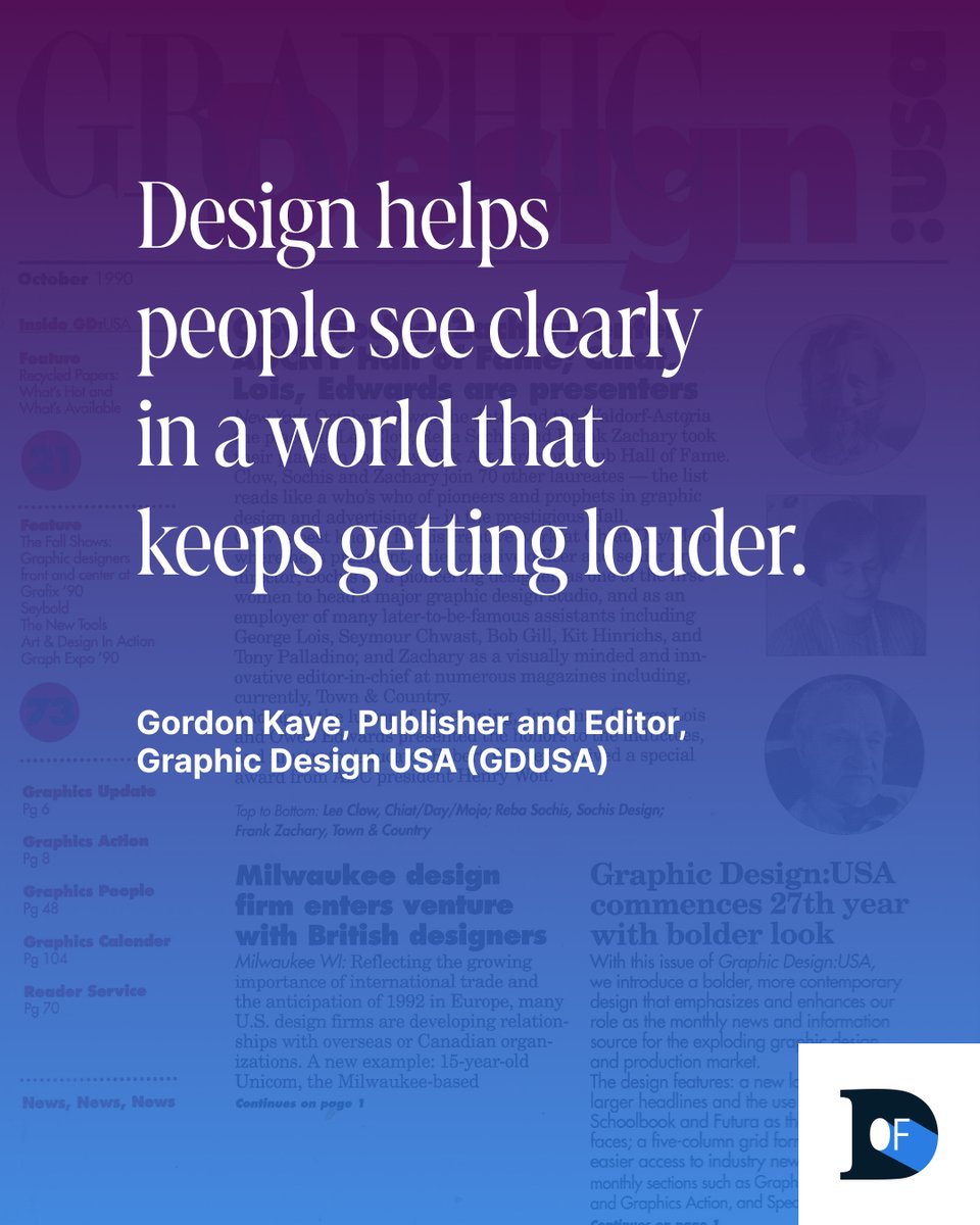 rule29's tweet image. When a lawyer who once reviewed SNL scripts takes over his father’s design magazine, you get a story about clarity and trust.

New #DesignOfPodcast: Gordon Kaye of GDUSA on how clear communication changes everything.

Listen now→ rule29.com/stories/the-de…

#Communication #Design