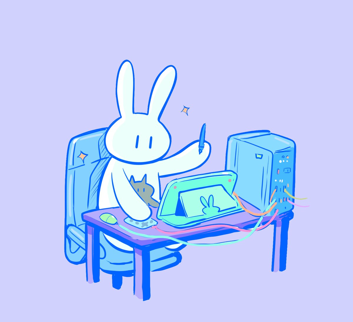 BlueLandstore's tweet photo. おはようございます！
今週はハードモードです

少し低浮上になりやすいかもしれません
今日も頑張っていきましょう🔥

良い一日を🐰🌈 https://t.co/qr0meIZW3g
