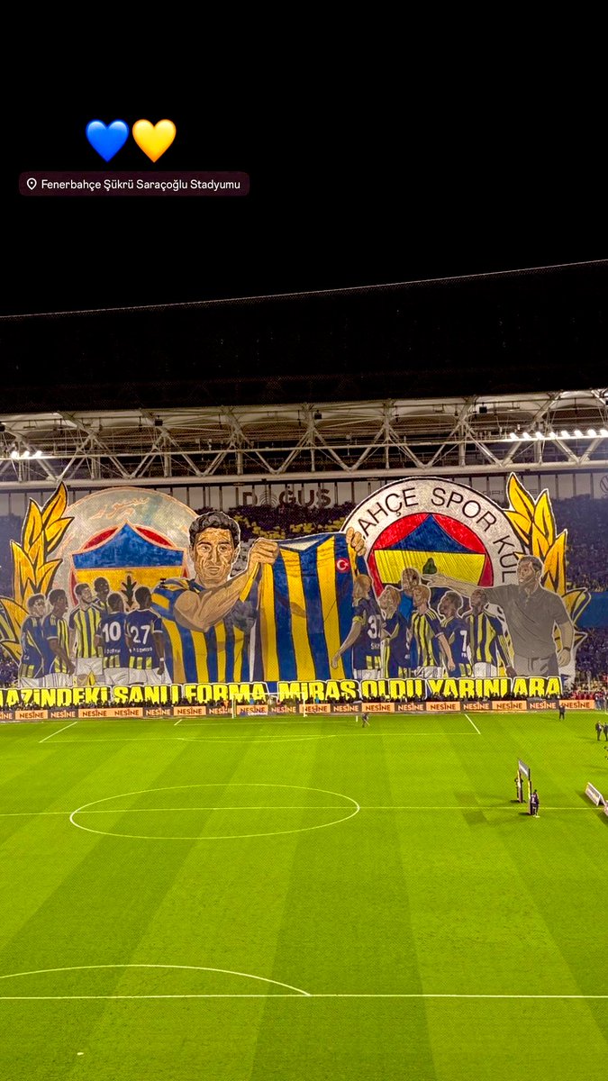Mazindeki şanlı forma,miras oldu yarınlara💛💙 #Fenerbahçe