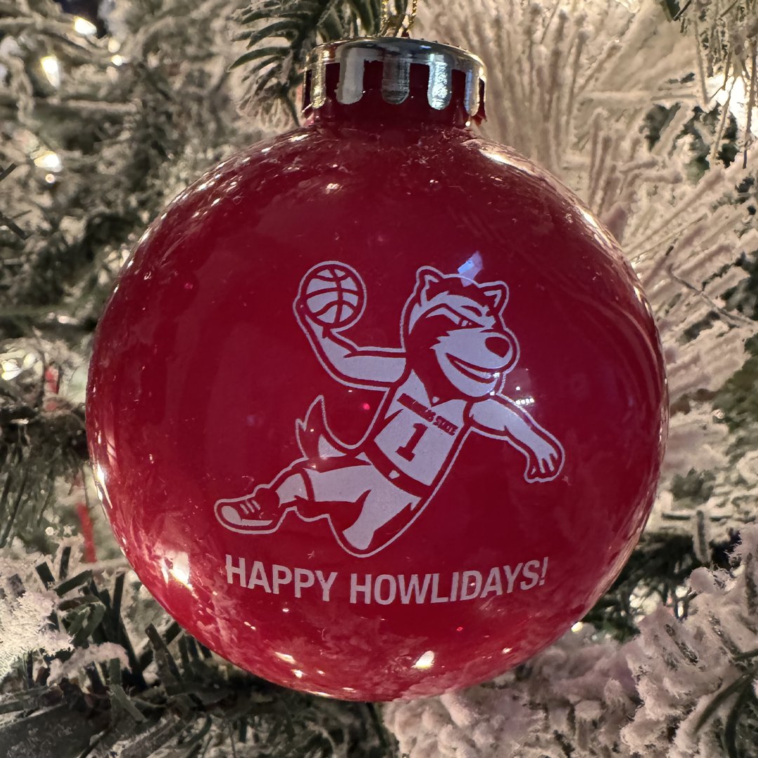 AStateRedWolves's tweet image. Give your tree a little Red Wolves Spirit! We&apos;ll give away 1,000 of these ornaments TOMORROW night at The Bank when the A-State Men take on UTA. Doors open at 6:00. See you there with your #WolvesUp