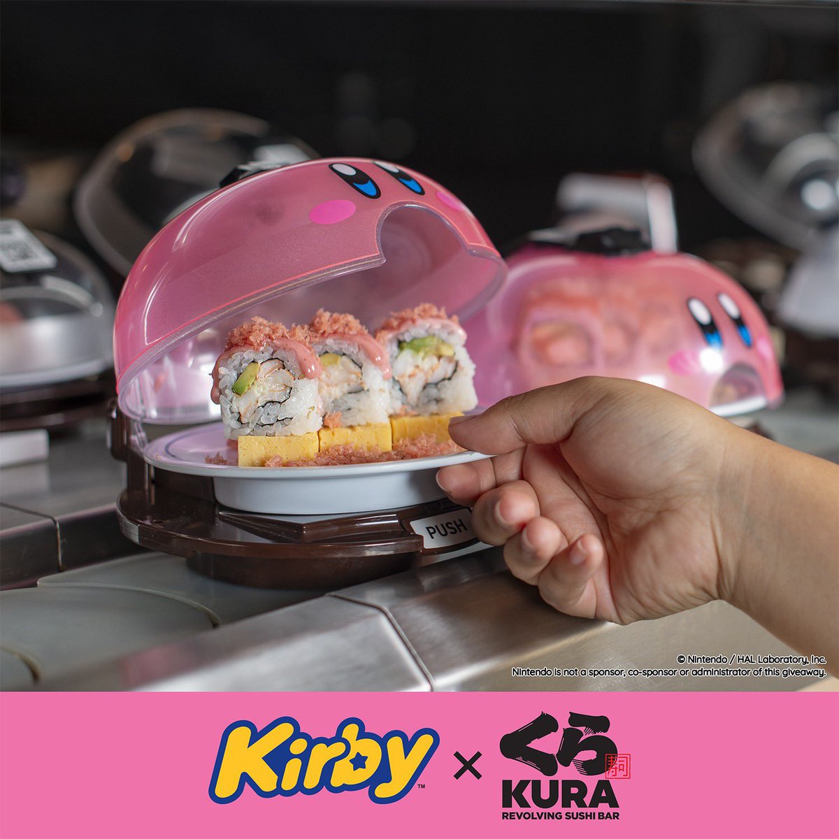 くら寿司と星のカービィのコラボ！ ※日本国内ではなく、Kura Sushi USA