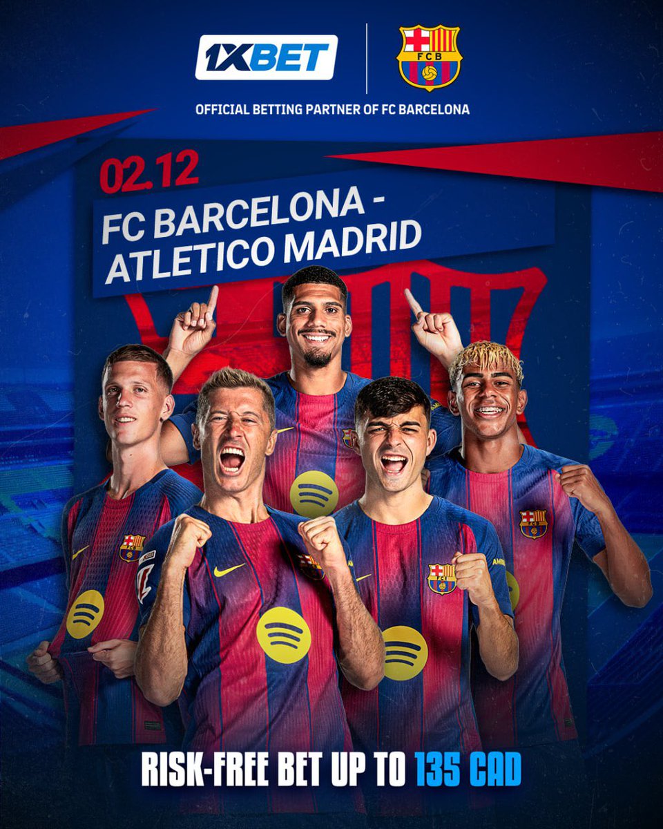 PARTIDAZO, BARCELONA VS EL ATLÉTICO DEL CHOLO SIMEONE.

Mis amigos de 1XBET tienen una propuesta para vos:

Ingresá al LINK de acá abajo 👇
bit.ly/48hZohB

el codigo promocional es DESA1X, este mismo duplica el primer deposito!