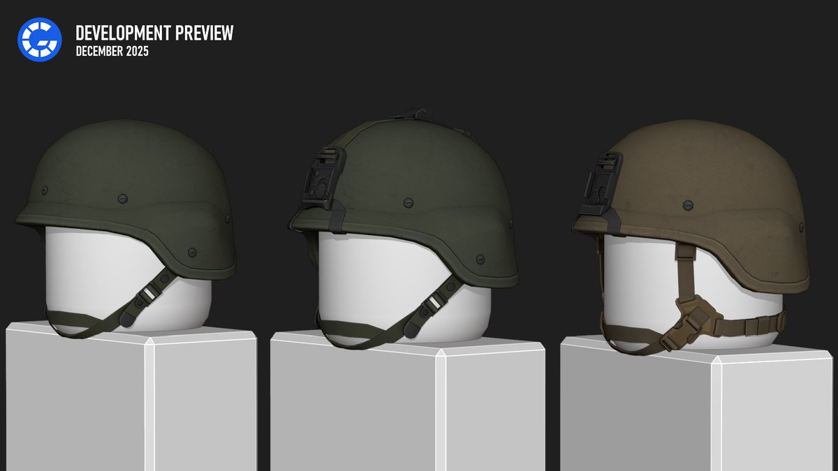GameLoadedDev's tweet image. 🚨 Sneak Peek Alert!

Introducing the PASGT and the LWH. These new helmet options plus more will be included in the upcoming Christmas update.

#Roblox #RobloxDev #BRM5 #BlackhawkRescueMission5