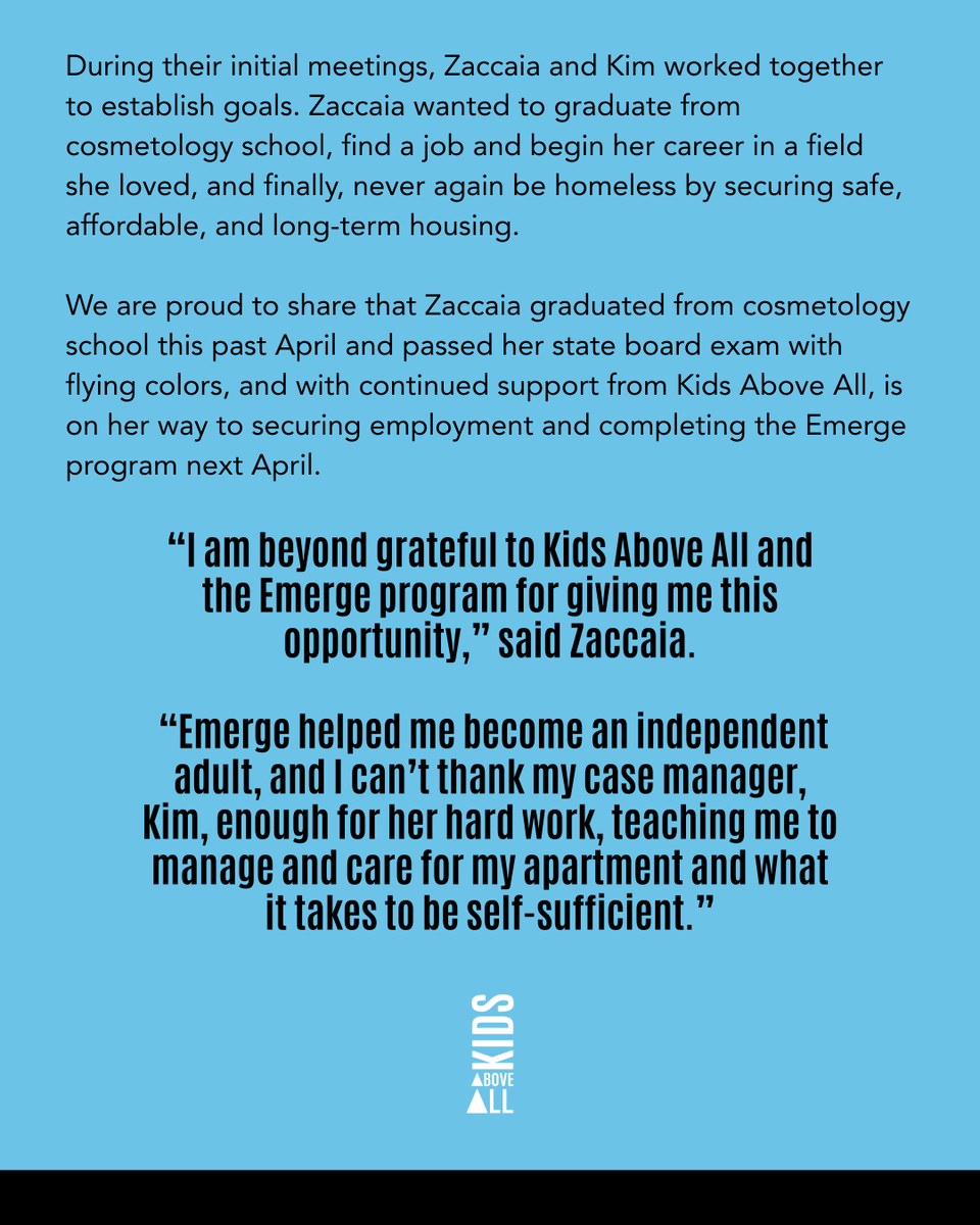 Today is #GivingTuesday—the global day of generosity—and your gift can change everything for a young person in need.

If you would like to step up for more children and youth like Zaccaia, visit kidsaboveall.org/donate!

#nonprofit #GivingTuesdaycampaign